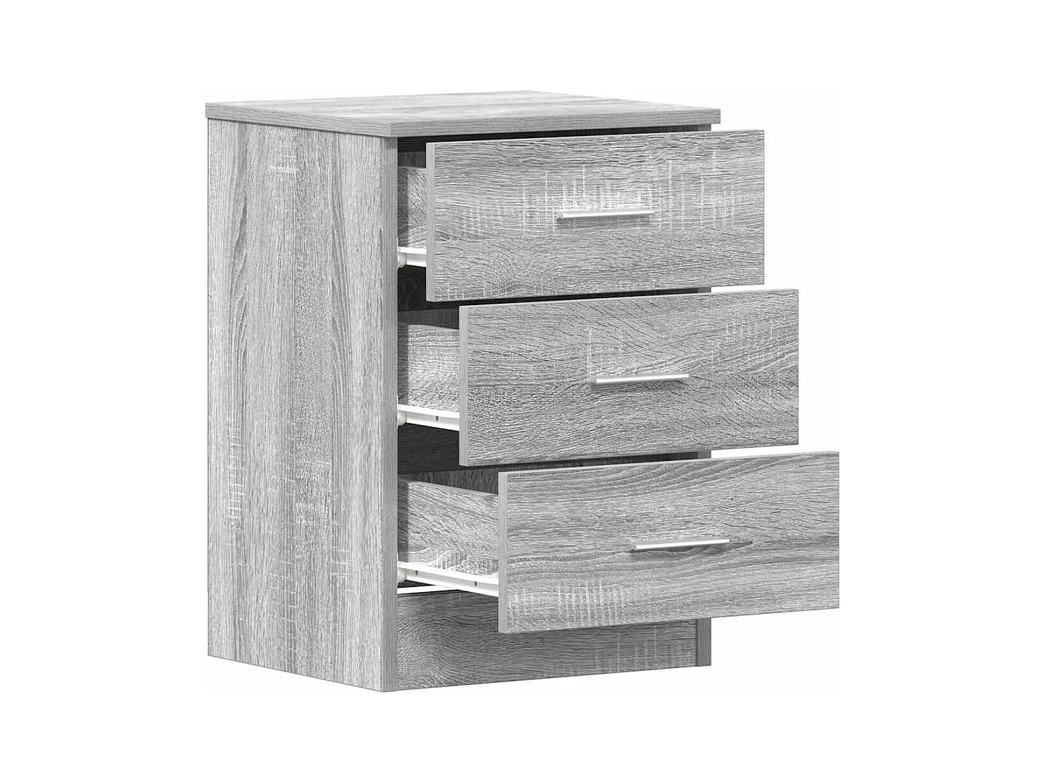 Table de chevet Sonoma gris 38x35x56 cm Bois d'ingénierie