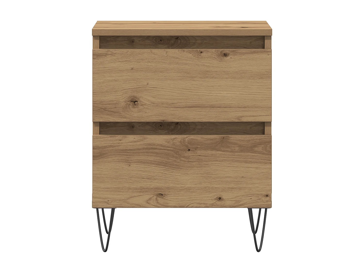 Comodino artigianale in rovere 40x35x50 cm in legno ingegnerizzato