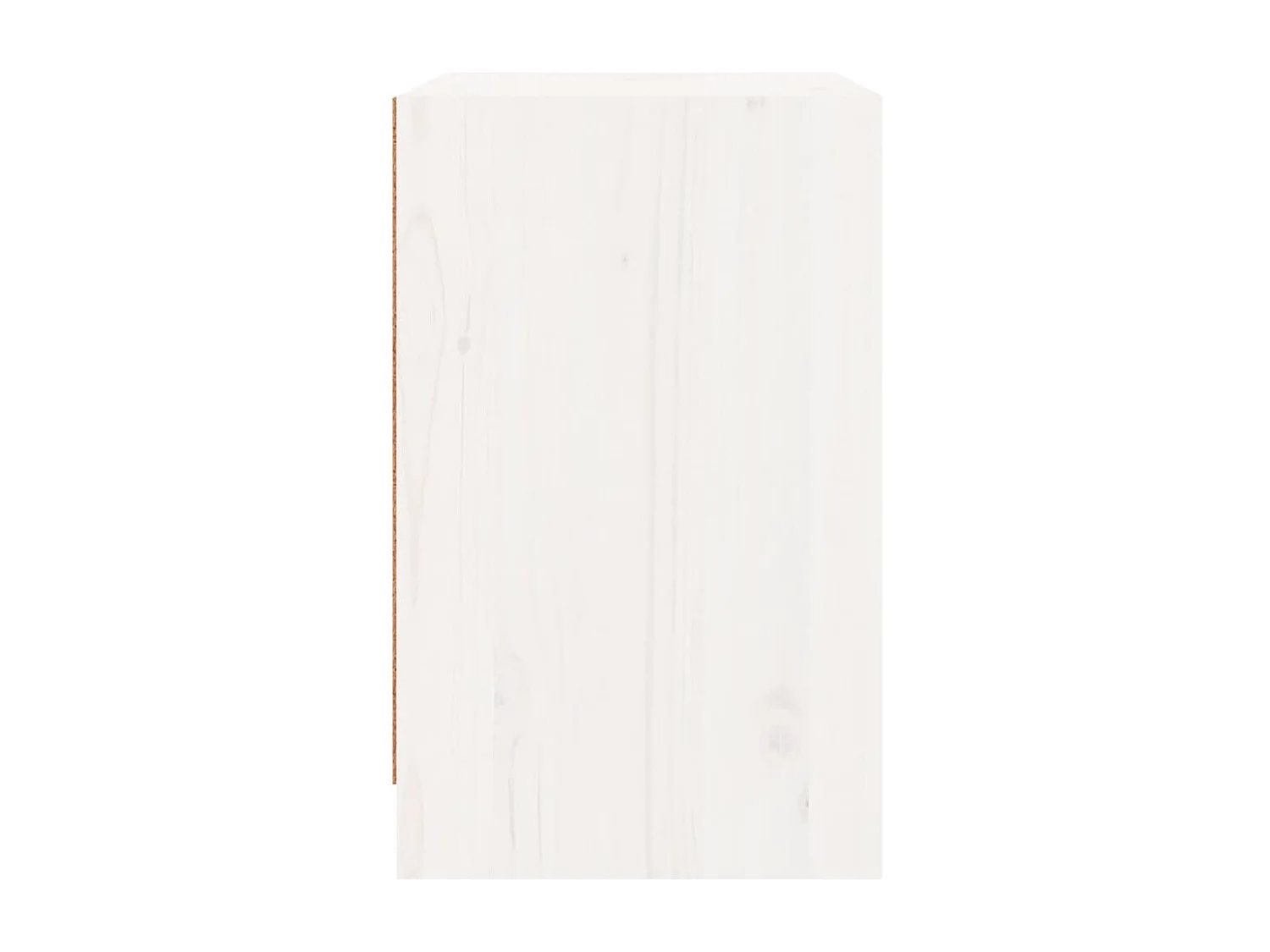 Mesitas de noche 2 uds Blanco 40x31x50 cm Madera maciza de pino