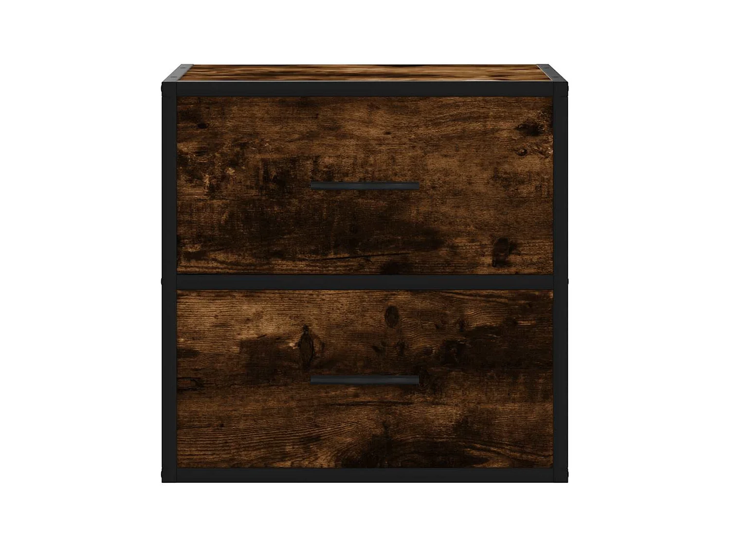 Tables de chevet murales 2 pcs Chêne fumé 40x31x39,5 cm