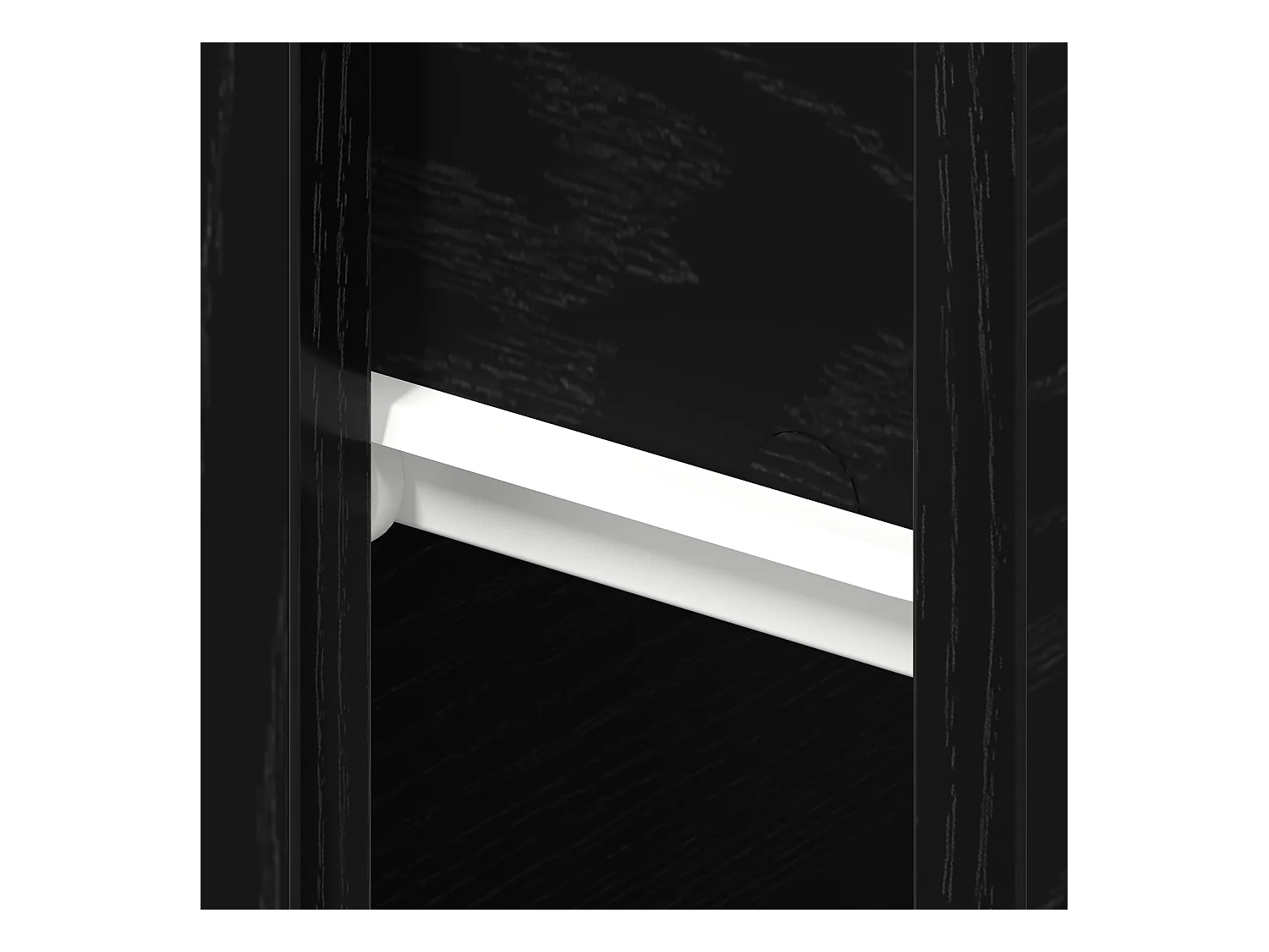 Wandgemonteerde nachtkastjes (set van 2) - Engineered Wood Black Oak