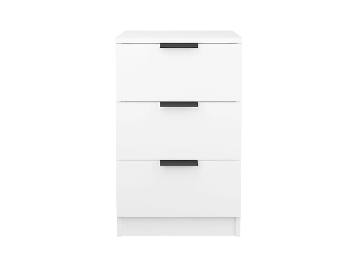 Table de chevet Blanc 40x36x65 cm