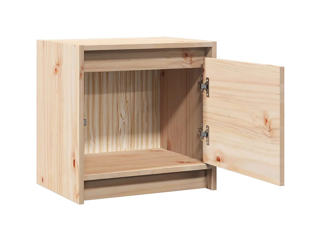 Nachtkastjes 2 stuks 40x30,5x40 cm massief grenenhout