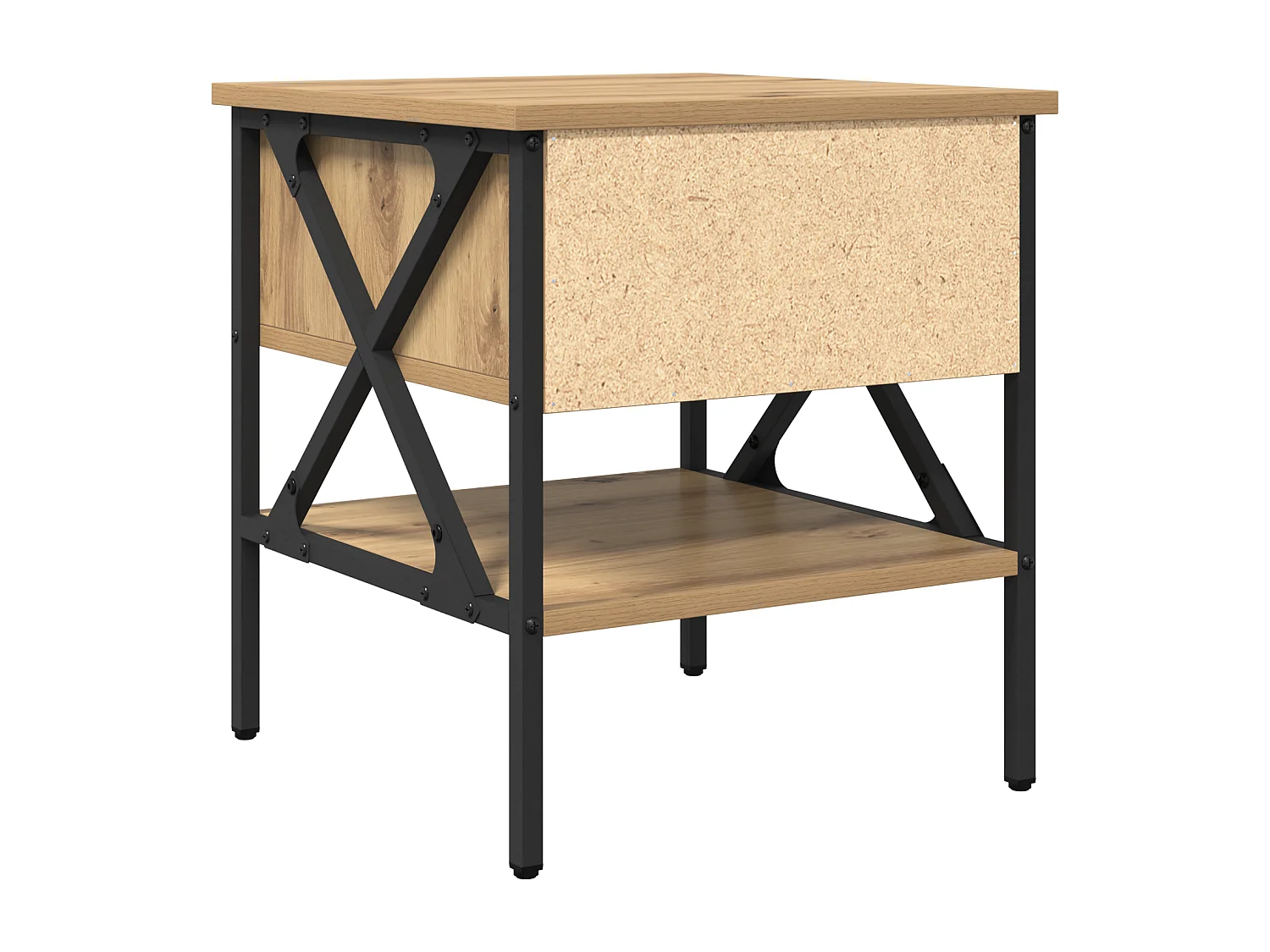 Comodini 2 pz Rovere 40x42x45 cm Legno ricostituito