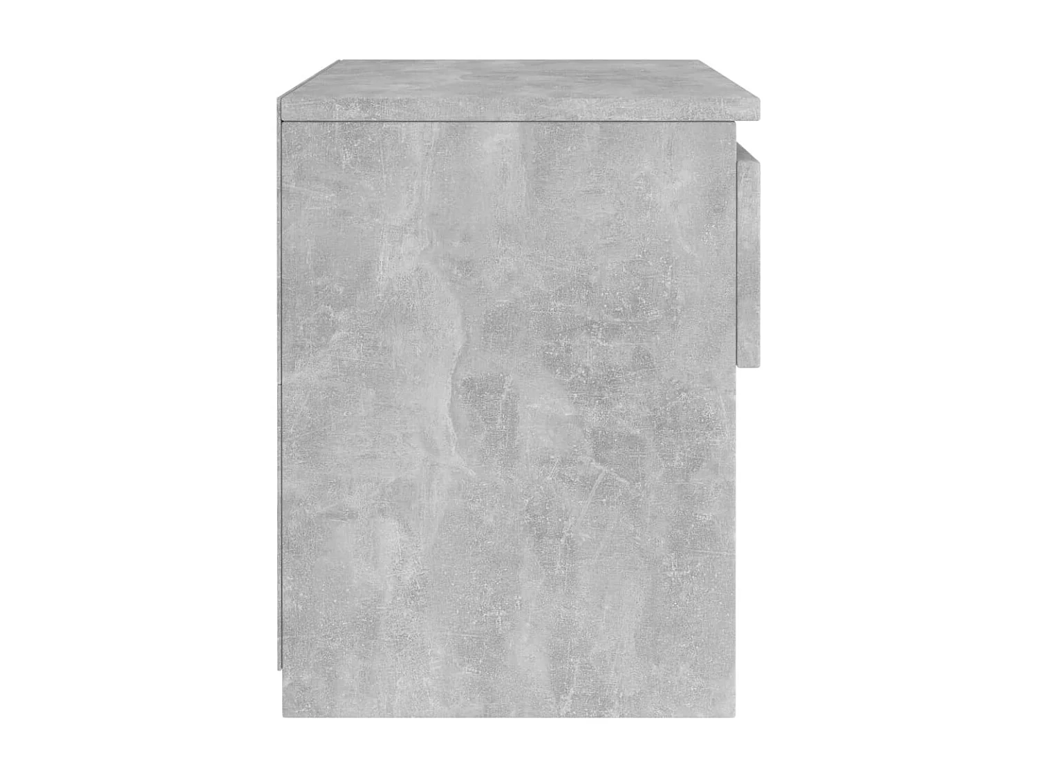 Tables de chevet 2 pcs Gris béton 40x30x39 cm Aggloméré