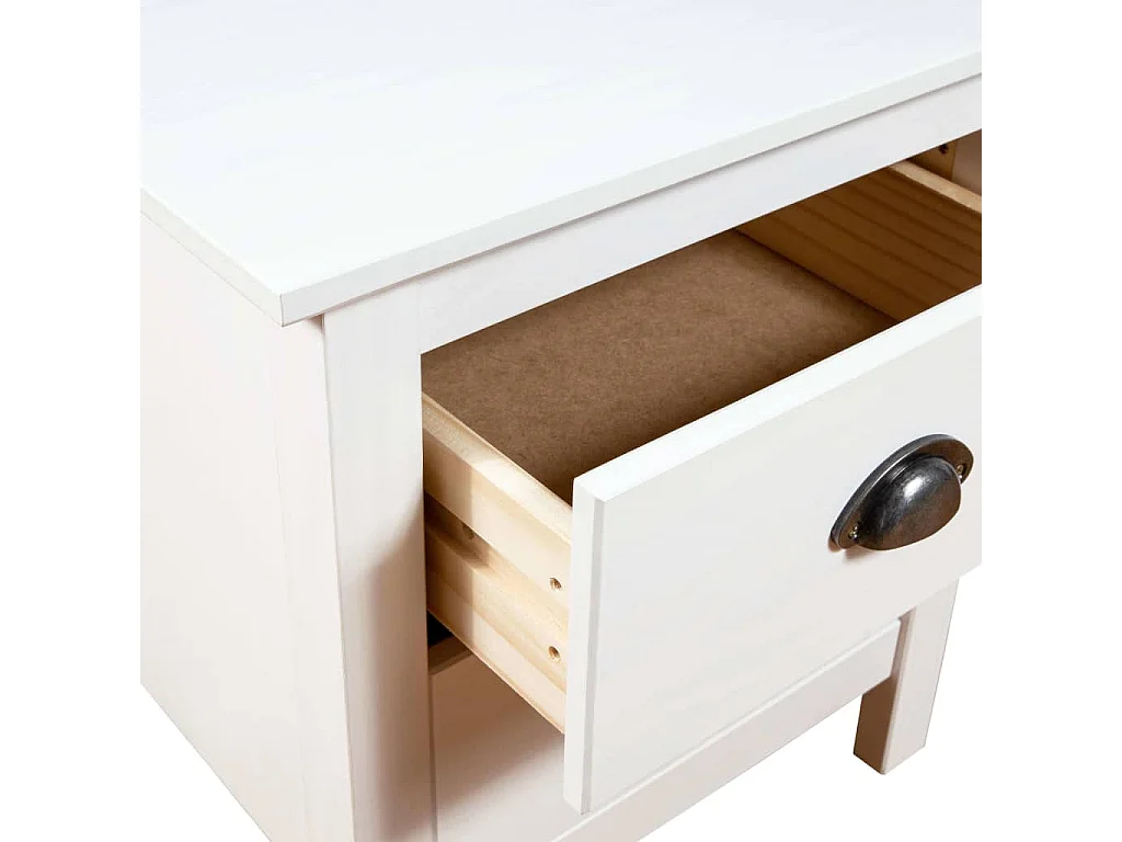 Tables de chevet 2 pcs Hill 46x35x49,5 cm Bois de pin solide