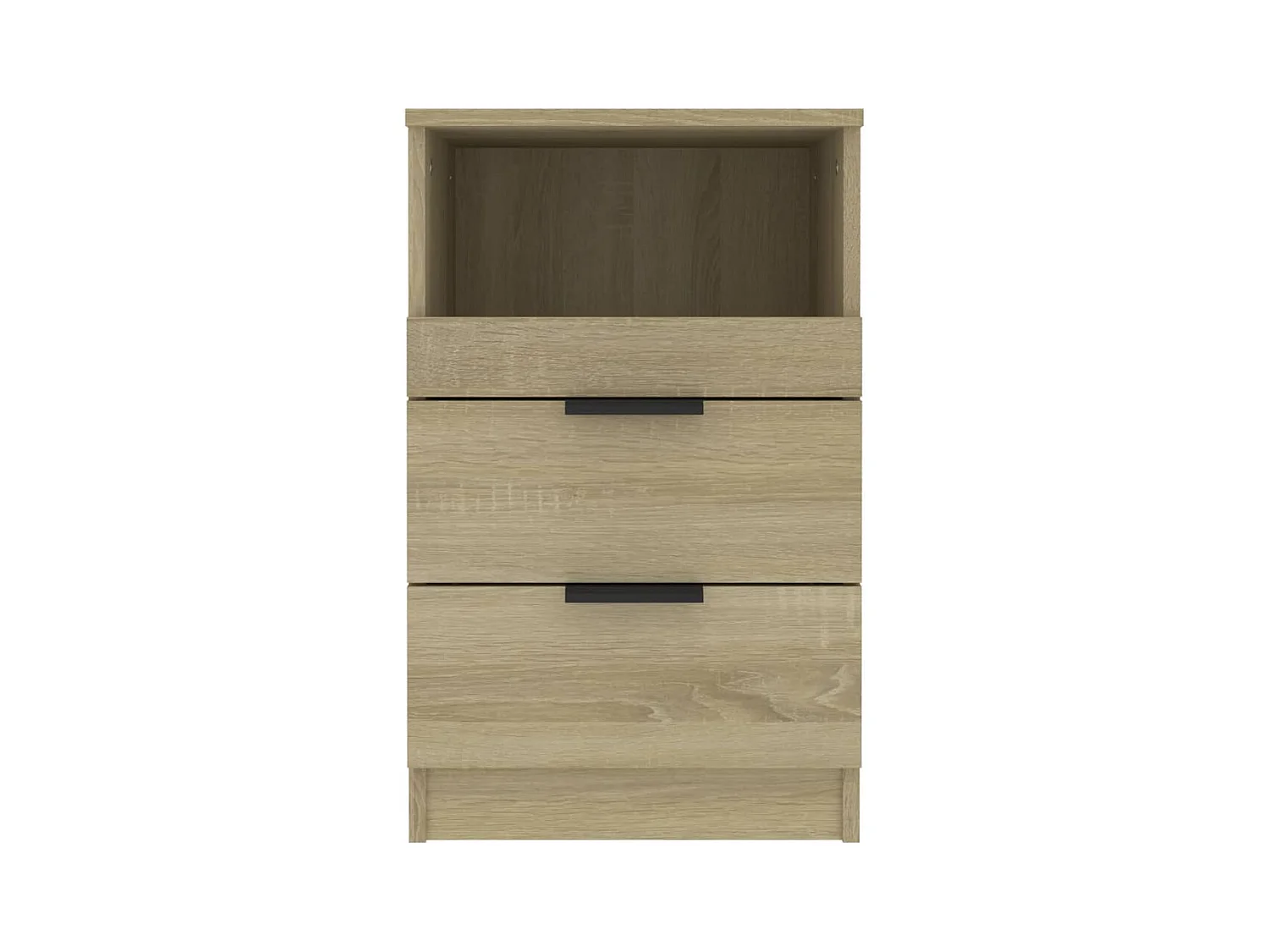 Comodino in rovere Sonoma in legno ingegnerizzato