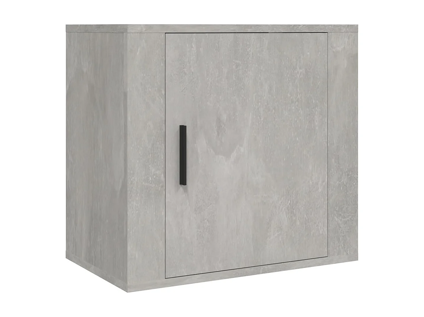 Comodini da parete 2 pz Grigio cemento 50x30x47 cm
