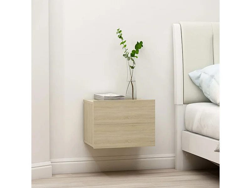 Table de chevet chêne sonoma 40x30x30 cm Bois d'ingénierie