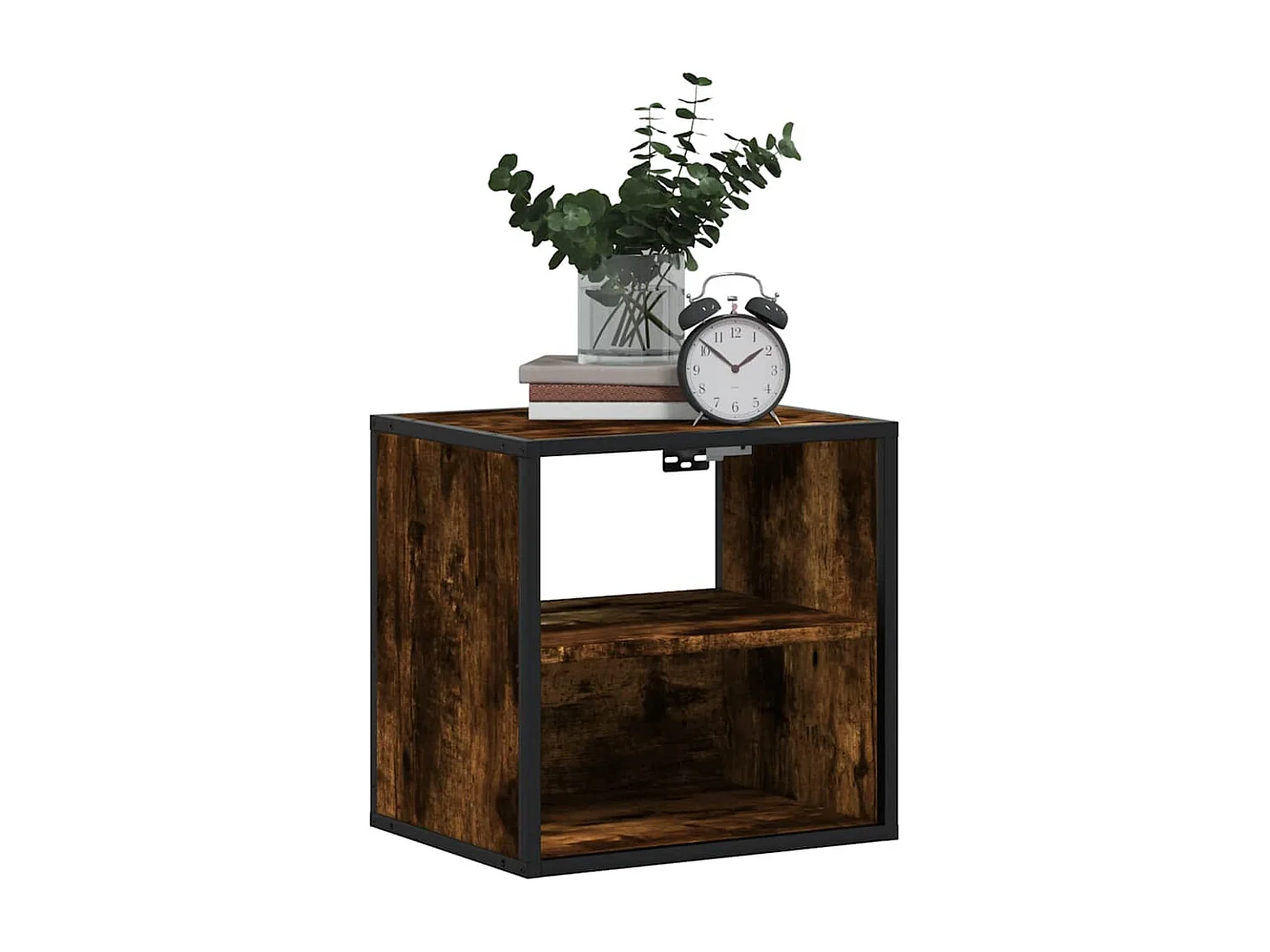 Tables de chevet murales 2 pcs Chêne fumé 40x31x39,5 cm