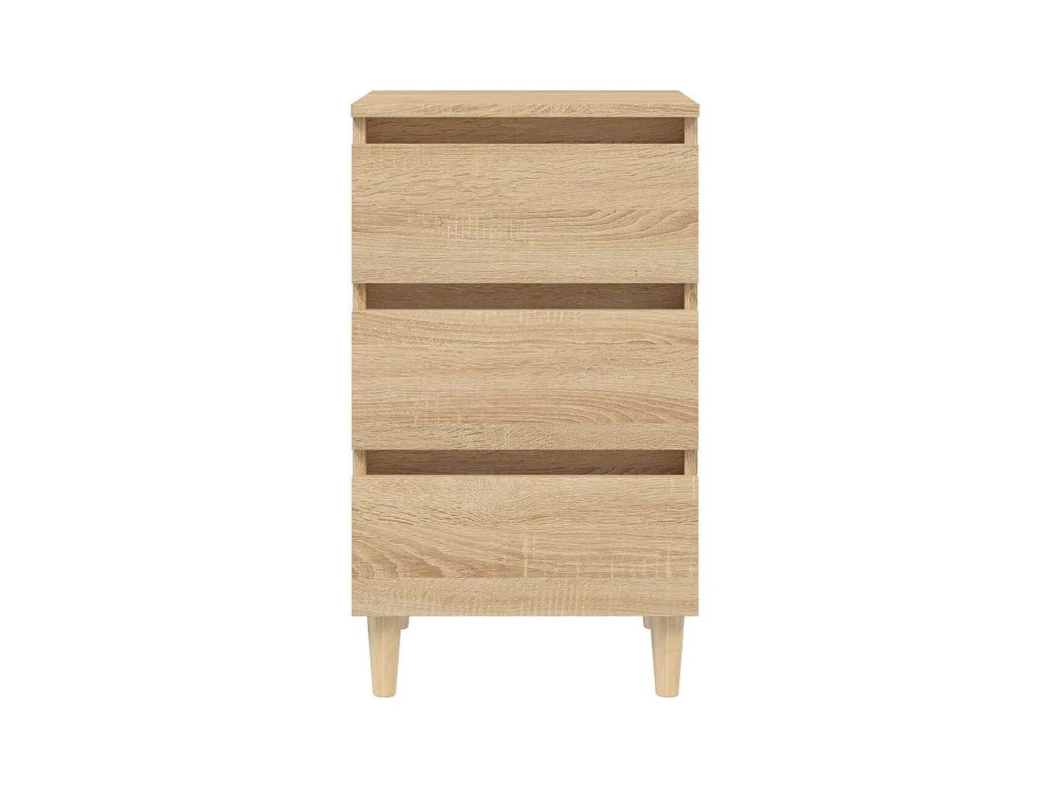 Nachtkastje met Sonoma eikenhouten poten 40x35x69 cm