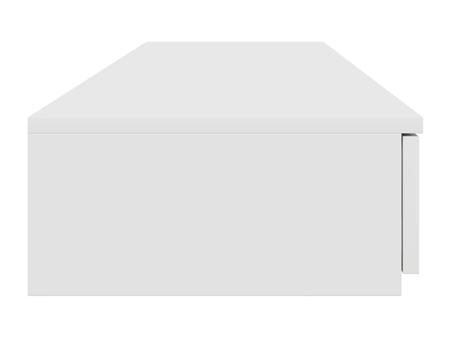 Tiroirs de lit Blanc 160x36,5x16,5 cm en bois aggloméré