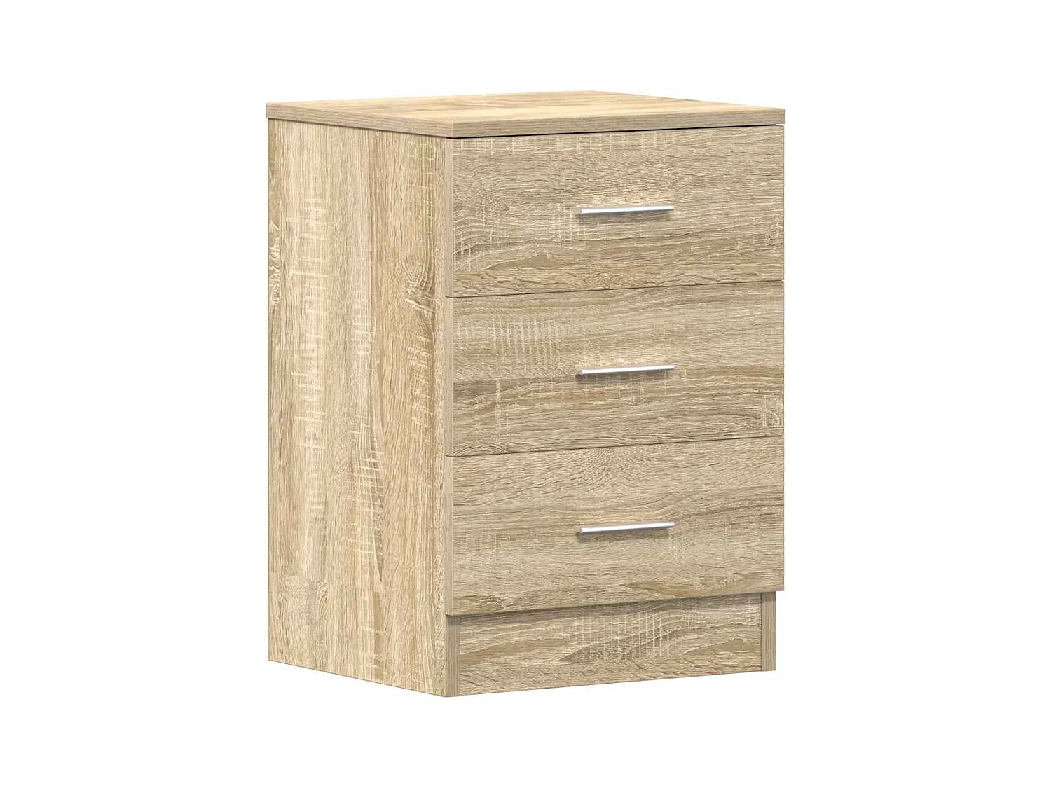 Tables de chevet 2pcs chêne sonoma 38x35x56cm bois d'ingénierie