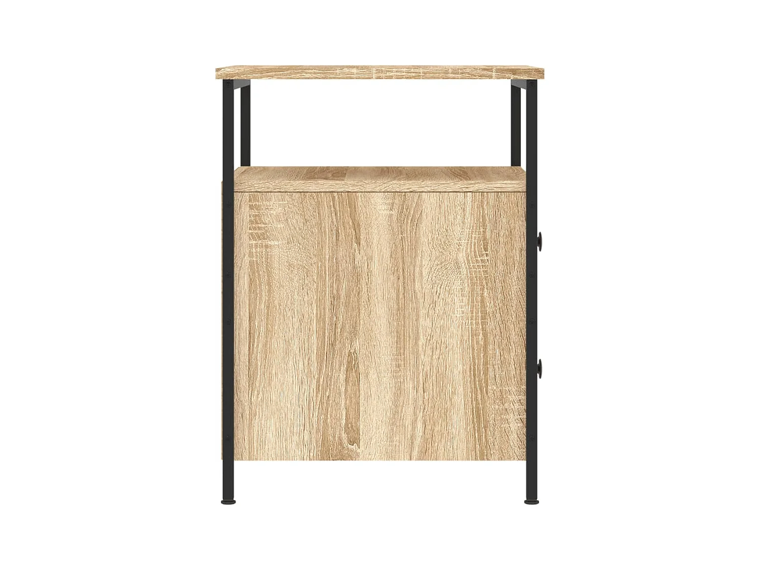 Table de chevet chêne sonoma 44x45x60 cm bois d'ingénierie