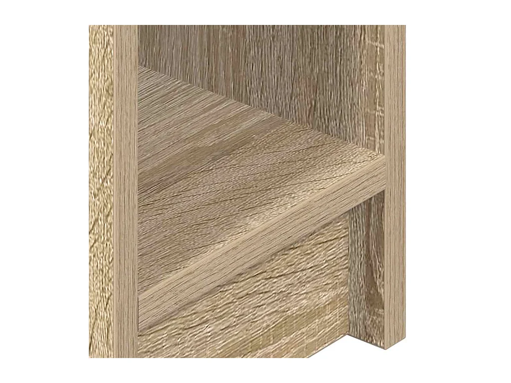 Comodino con cassetto, rovere Sonoma, 20x36x60 cm