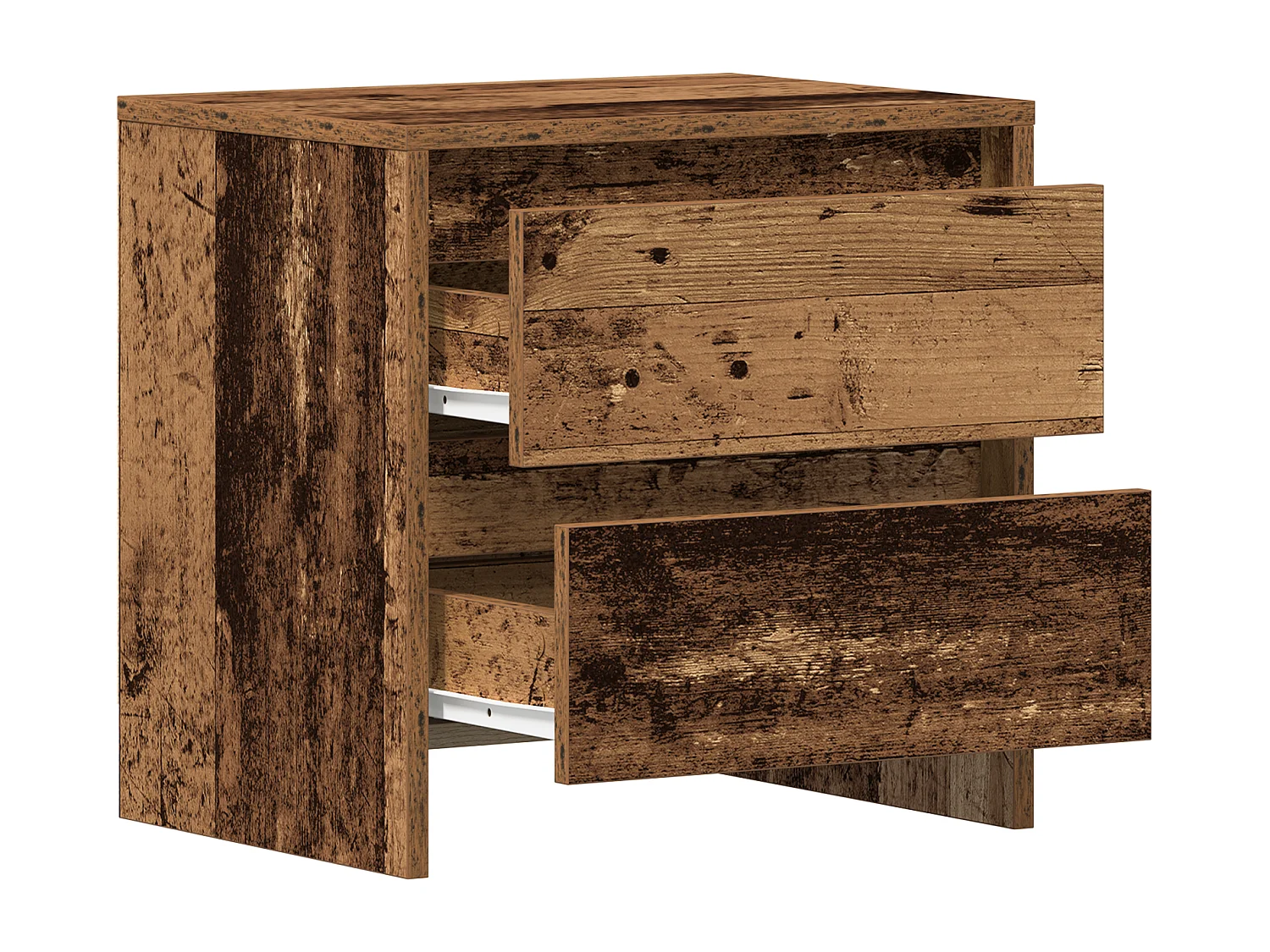 Cabinet de Chevet Bois Vieilli 45x34x44.5 cm Bois d'Ingénierie