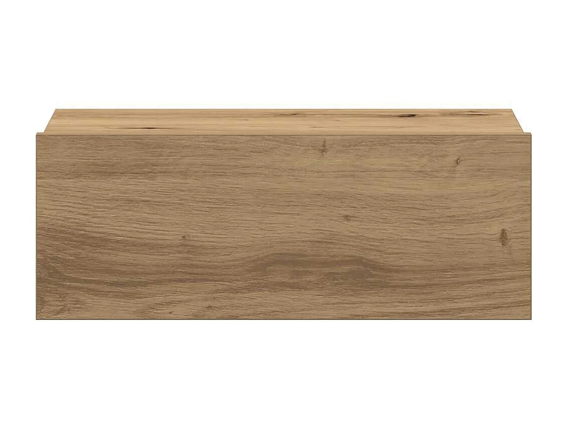 Zwevend nachtkastje handgemaakt eikenhout