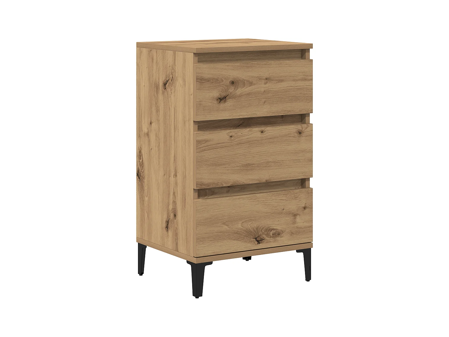 Table de chevet Chêne artisan 40x35x70 cm Bois d'ingénierie