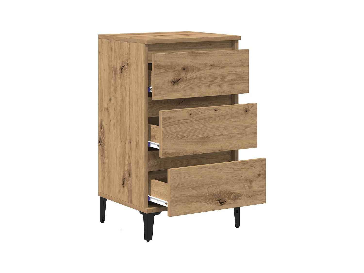 Table de chevet Chêne artisan 40x35x70 cm Bois d'ingénierie