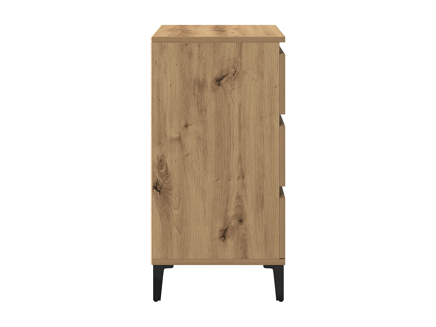 Table de chevet Chêne artisan 40x35x70 cm Bois d'ingénierie