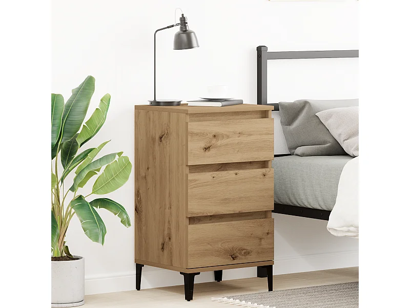 Comodino Artisan rovere 40x35x70 cm Legno composito