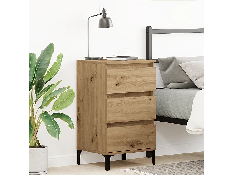 Comodino Artisan rovere 40x35x70 cm Legno composito