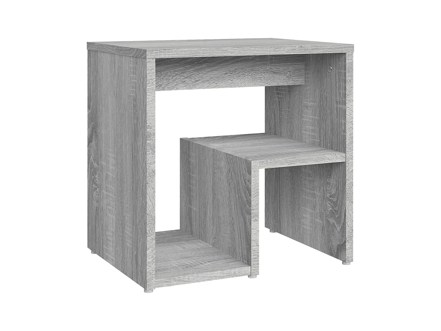 Comodini 2 pz Sonoma grigio 40x30x40 cm Legno composito