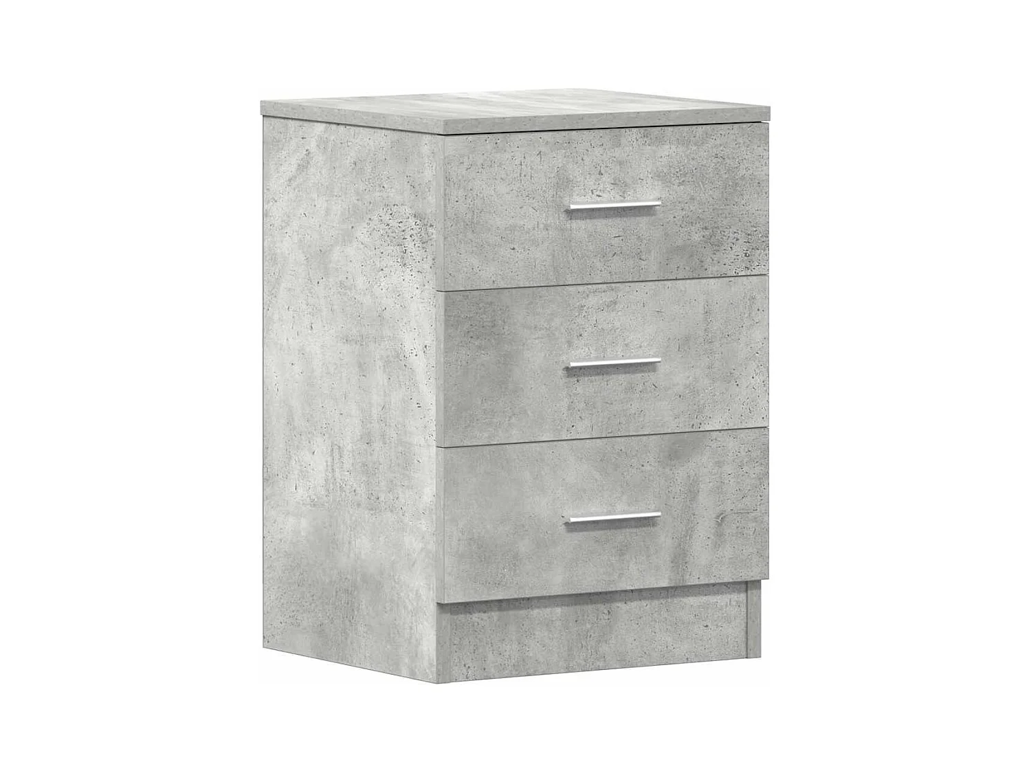 Comodini 2 pz Grigio cemento 38x35x56 cm Legno composito