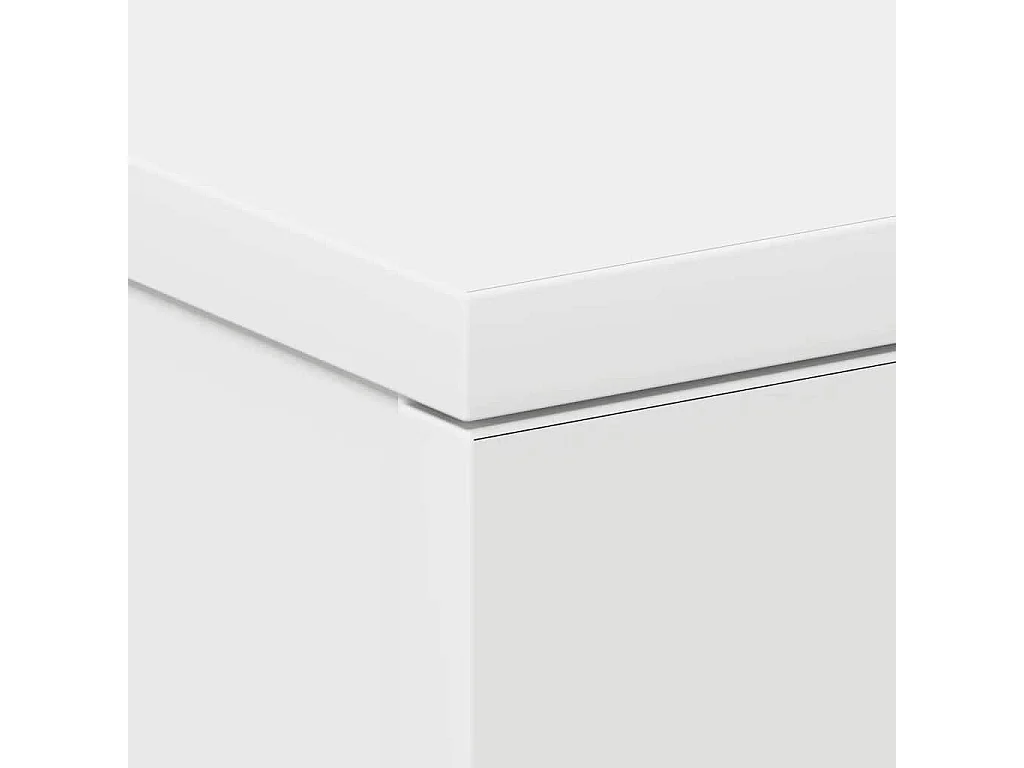 Comodini 2 pz Bianco 38x35x56 cm Legno ingegnerizzato