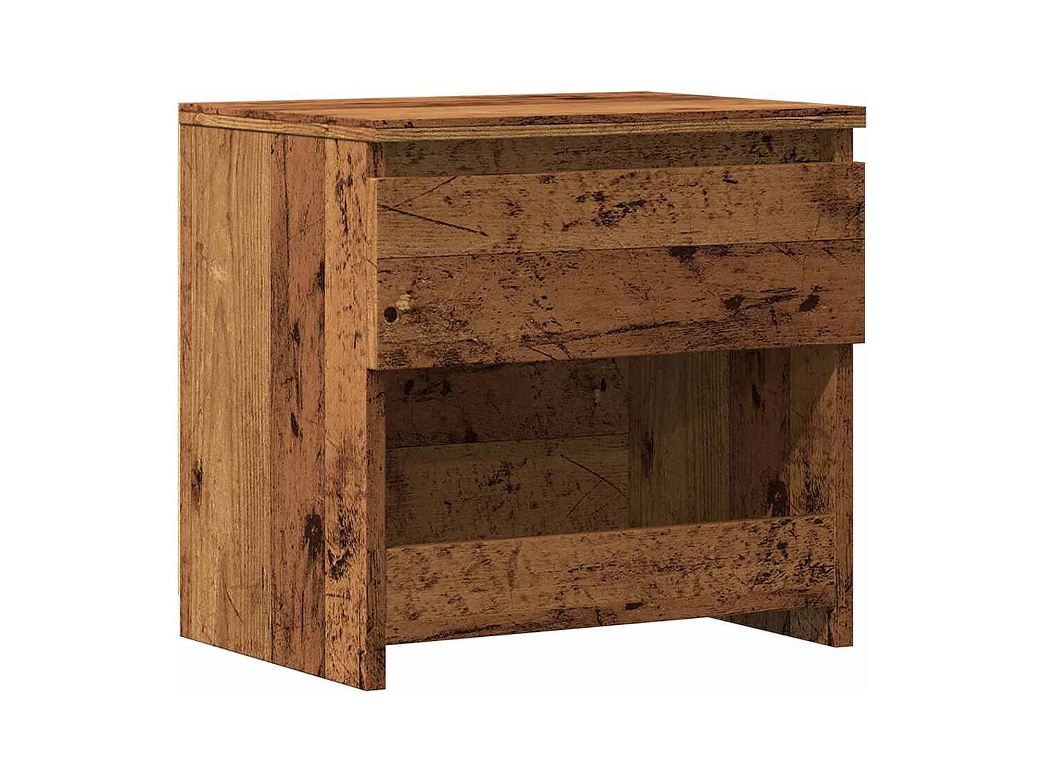 Comodino in legno vecchio 40x30x39 cm in legno ingegnerizzato