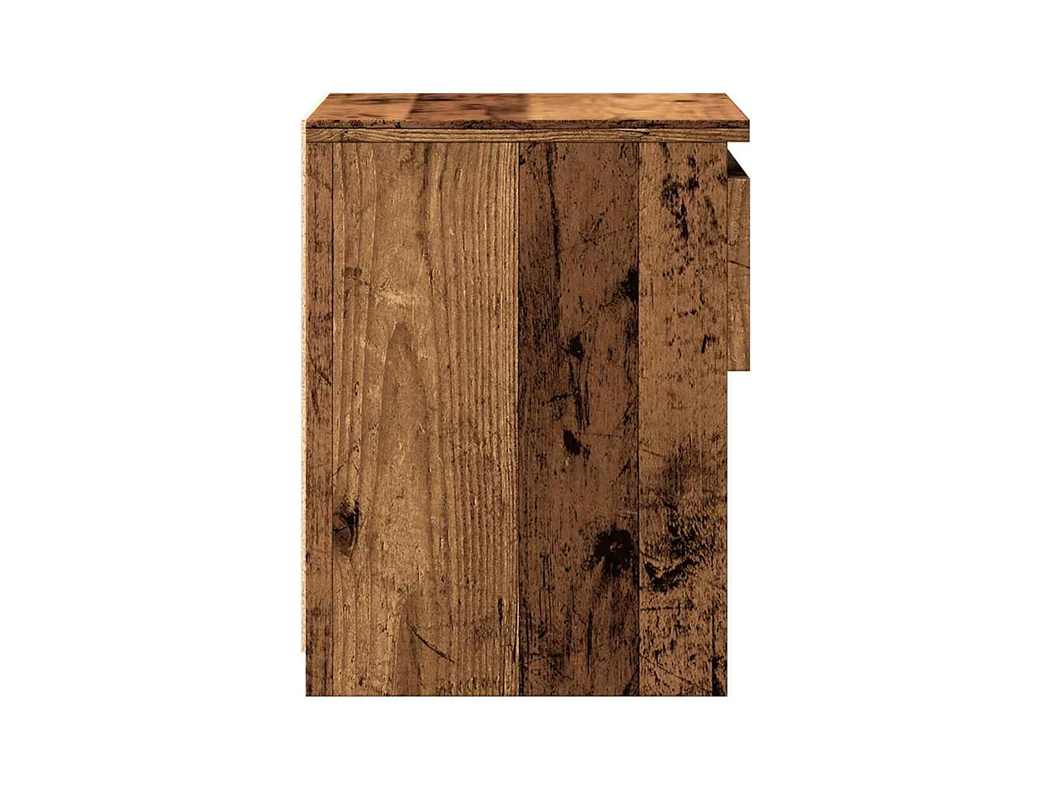 Table de chevet vieux bois 40x30x39 cm bois d'ingénierie