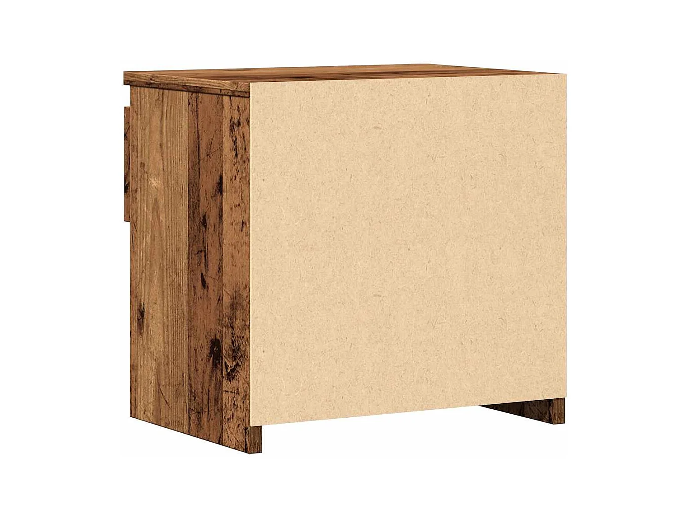 Table de chevet vieux bois 40x30x39 cm bois d'ingénierie