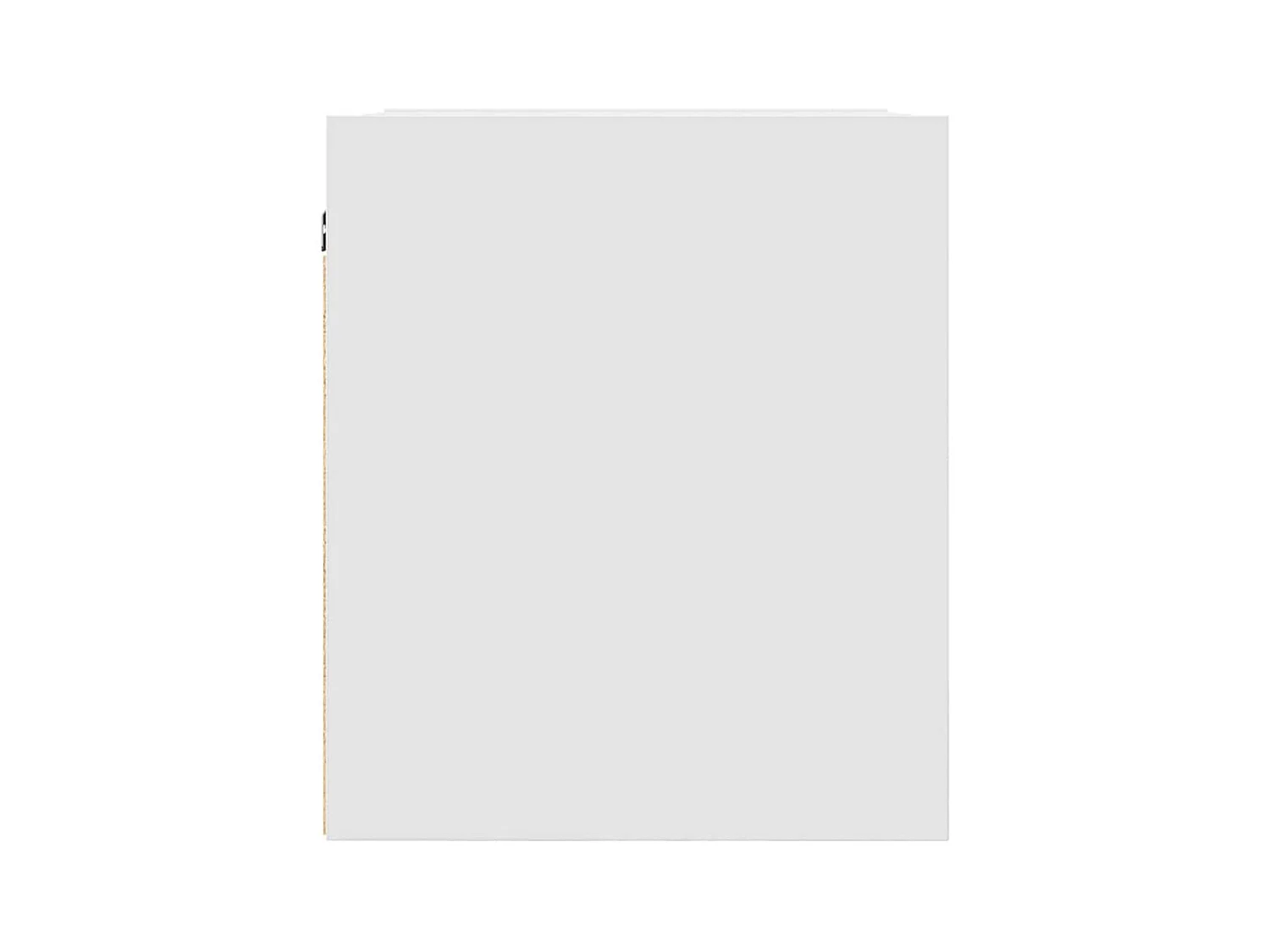 Comodini da parete 2 pz bianchi 38x34x40 cm