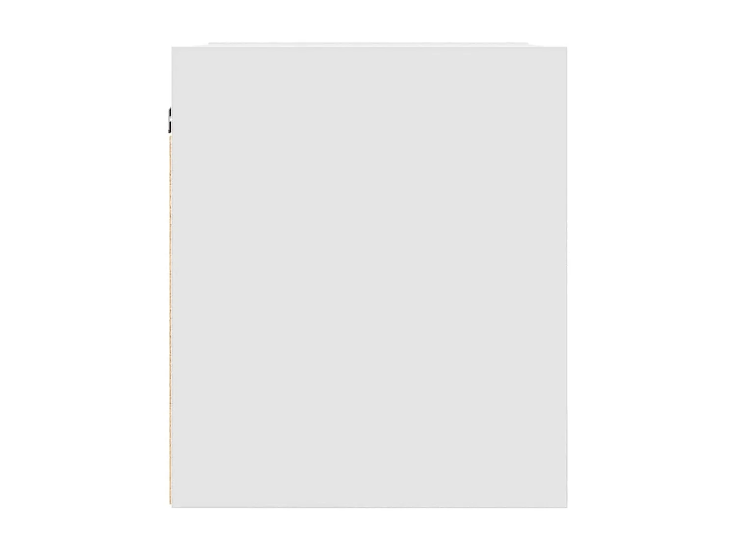 Comodini da parete 2 pz bianchi 38x34x40 cm