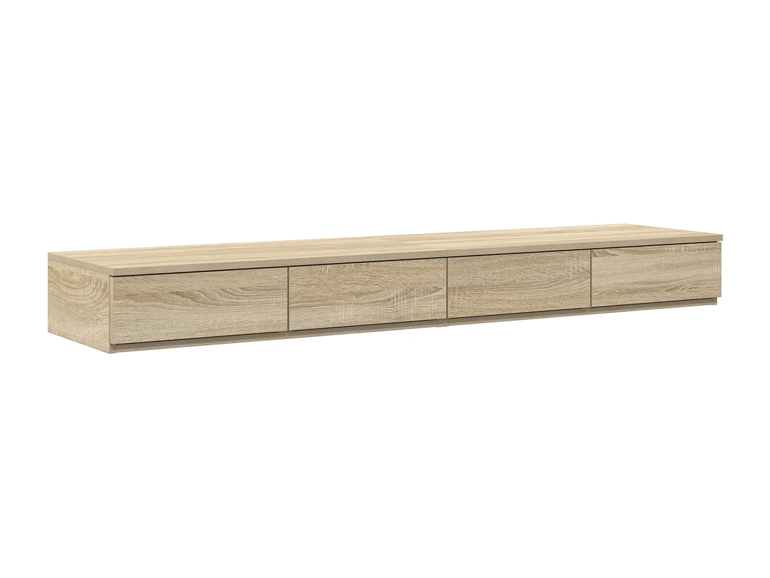 Tiroirs de lit Chêne Sonoma 160x36,5x16,5 cm en bois d'ingénierie