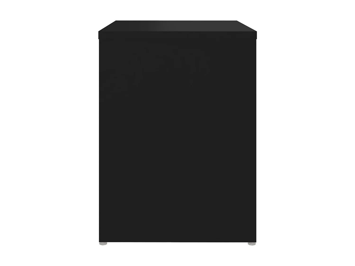 Comodino nero 40x30x40 cm in legno ingegnerizzato