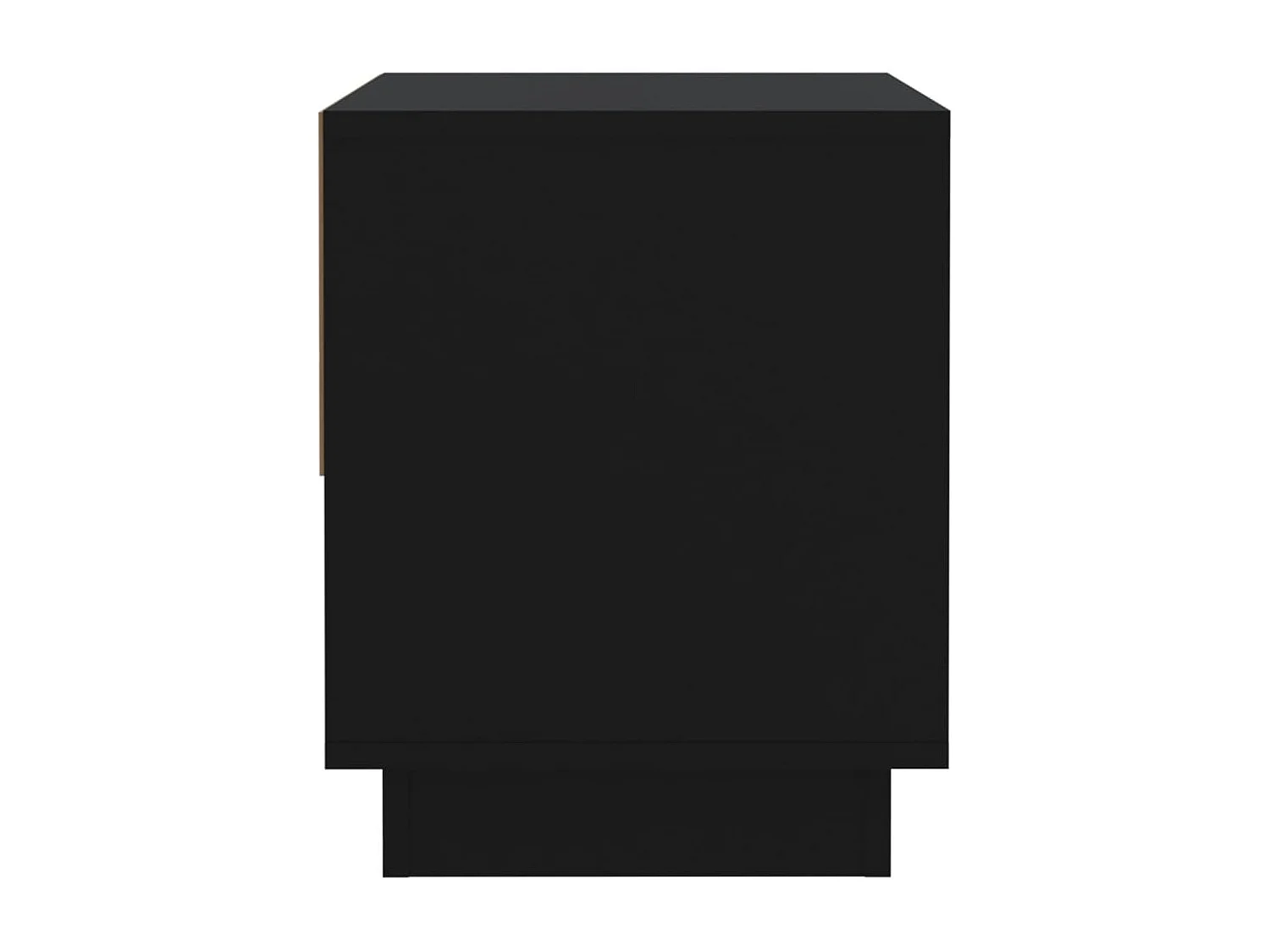 Table de chevet Noir 45x34x44 cm bois d'ingénierie