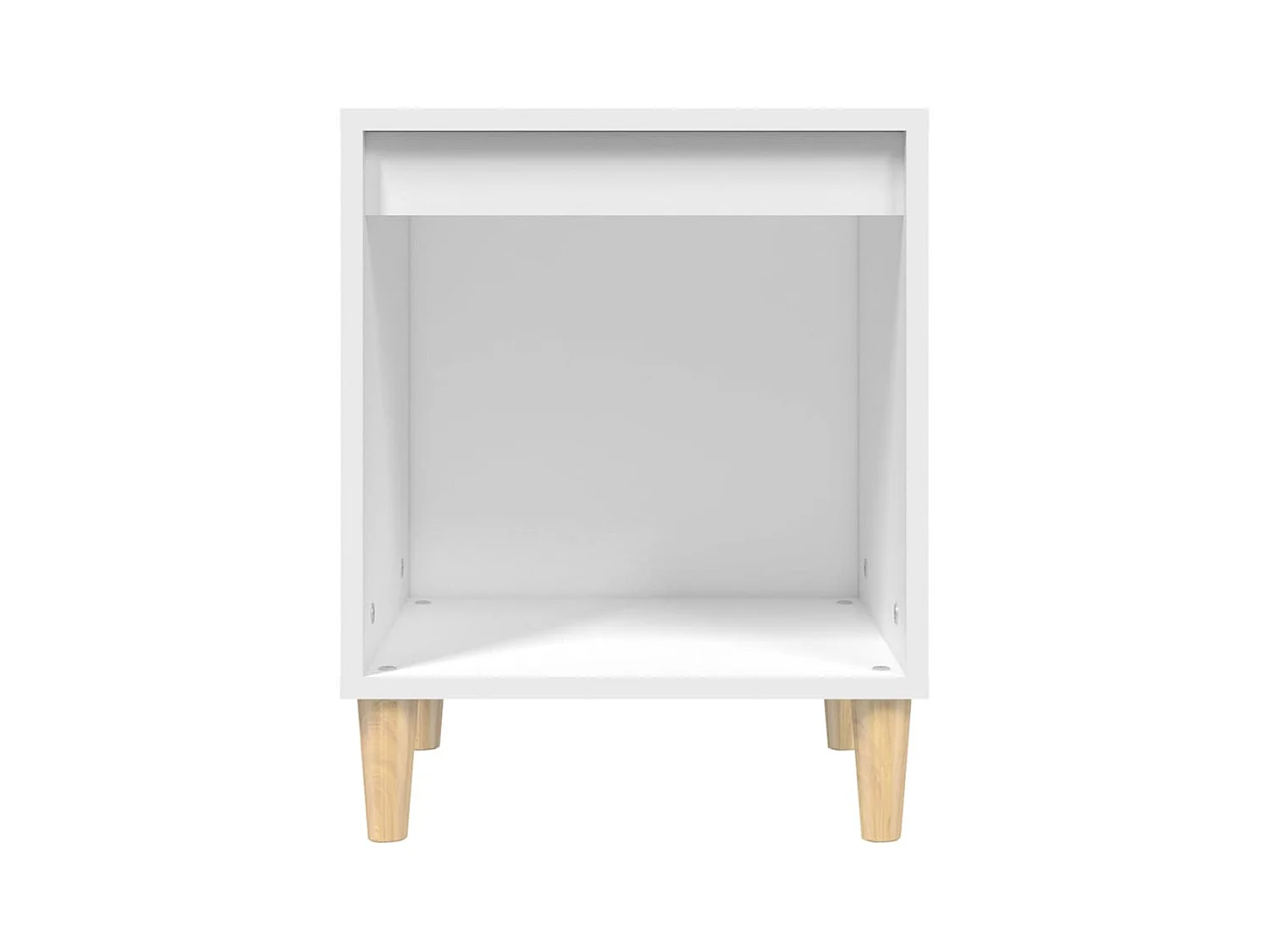 Nachtkastjes 2 stuks Wit 40x35x50 cm