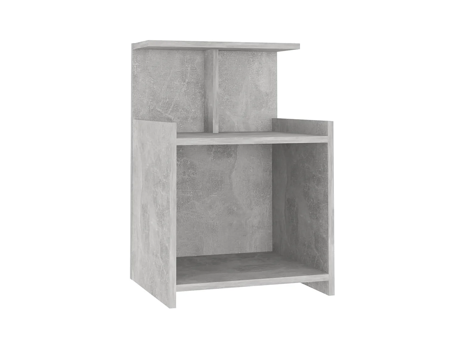 Table de chevet Gris béton 40x35x60 cm Aggloméré