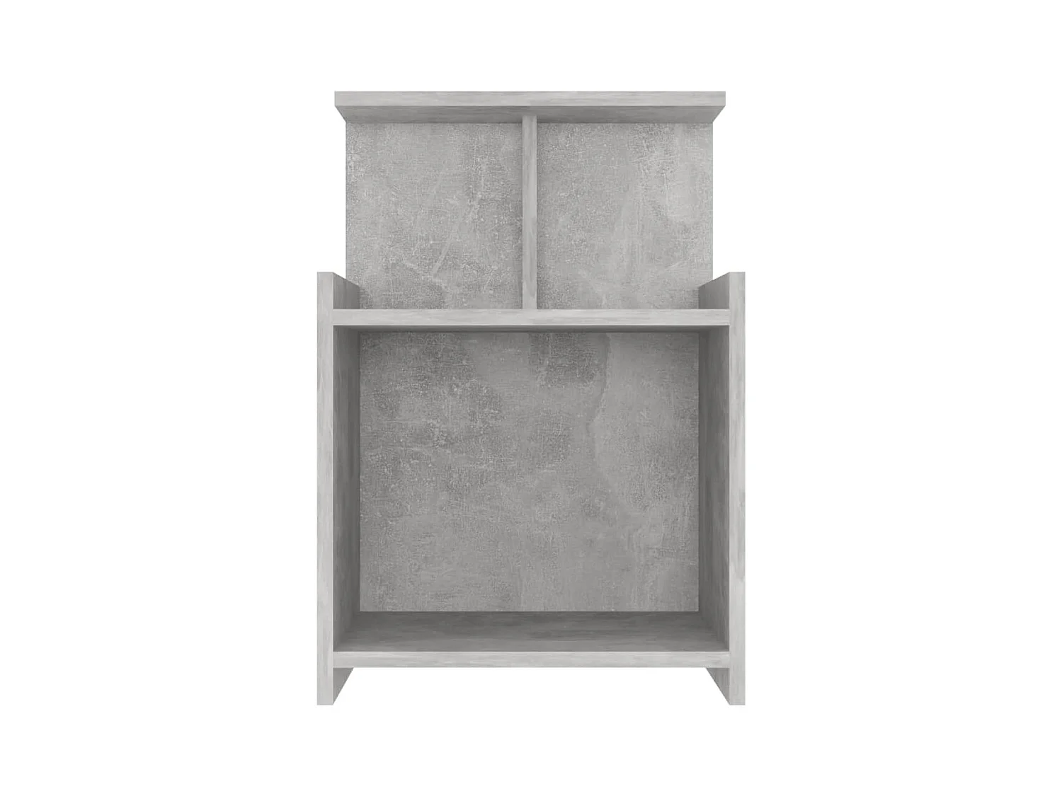 Table de chevet Gris béton 40x35x60 cm Aggloméré