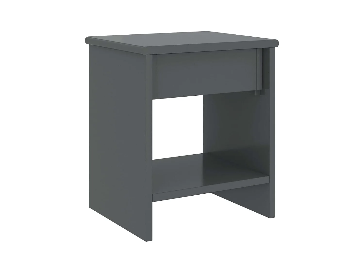 Table de chevet Gris foncé 35x30x40 cm Bois de pin massif