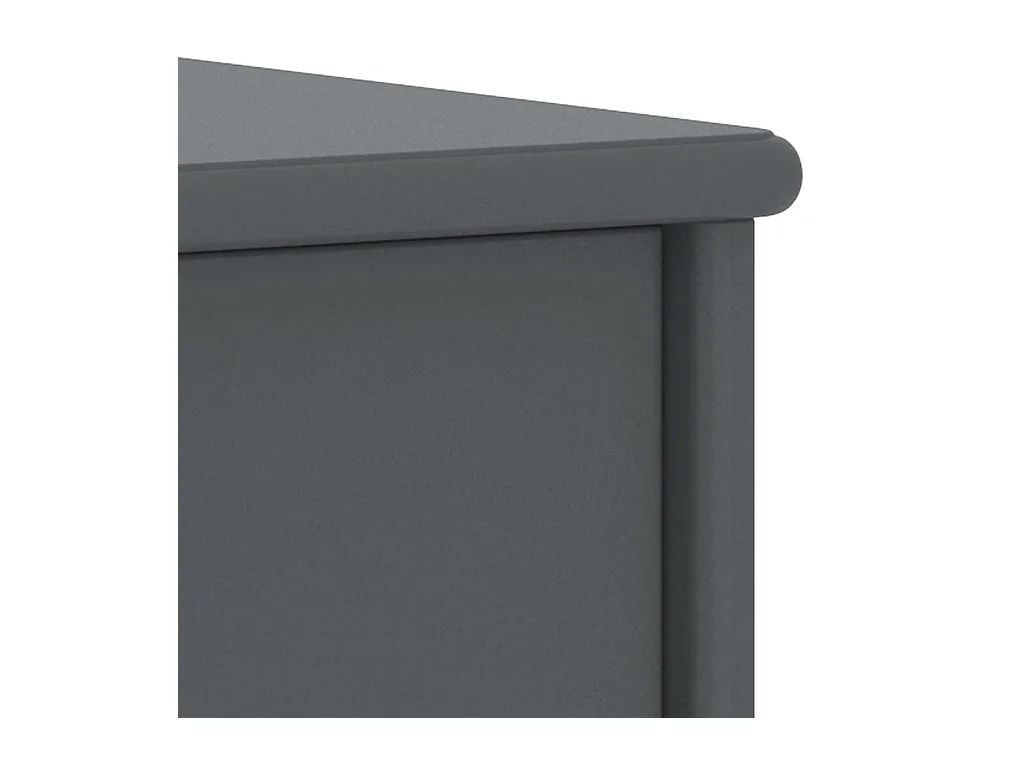 Table de chevet Gris foncé 35x30x40 cm Bois de pin massif