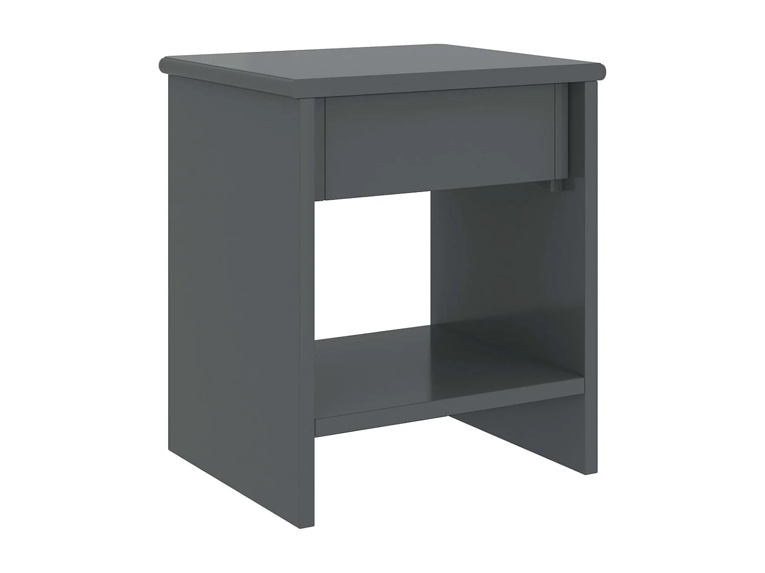 Table de chevet Gris foncé 35x30x40 cm Bois de pin massif