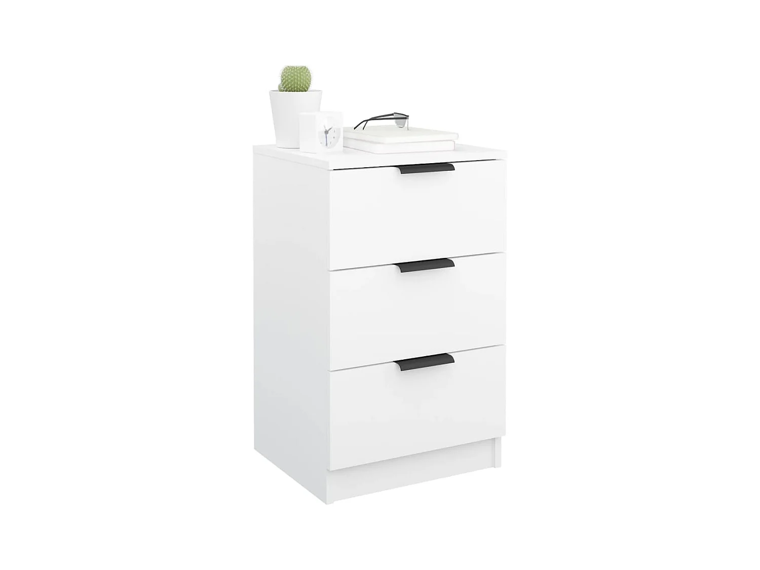 Nachtkastjes 2 stuks Wit 40x36x65 cm