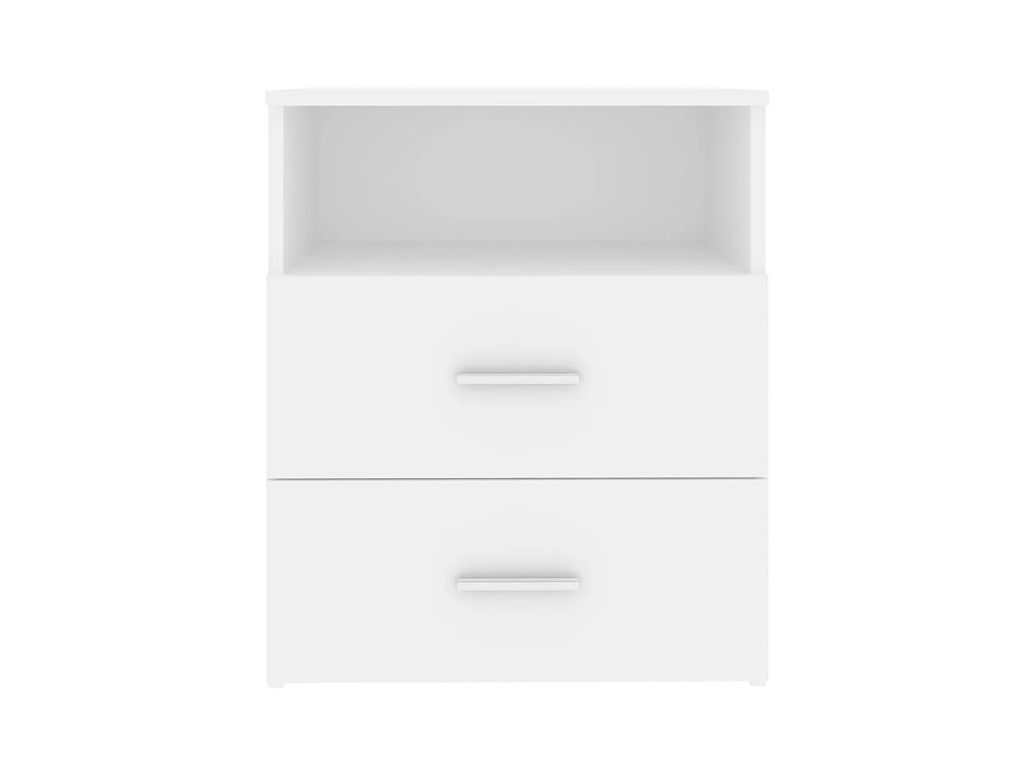 Weißer Nachttisch 50x32x60 cm