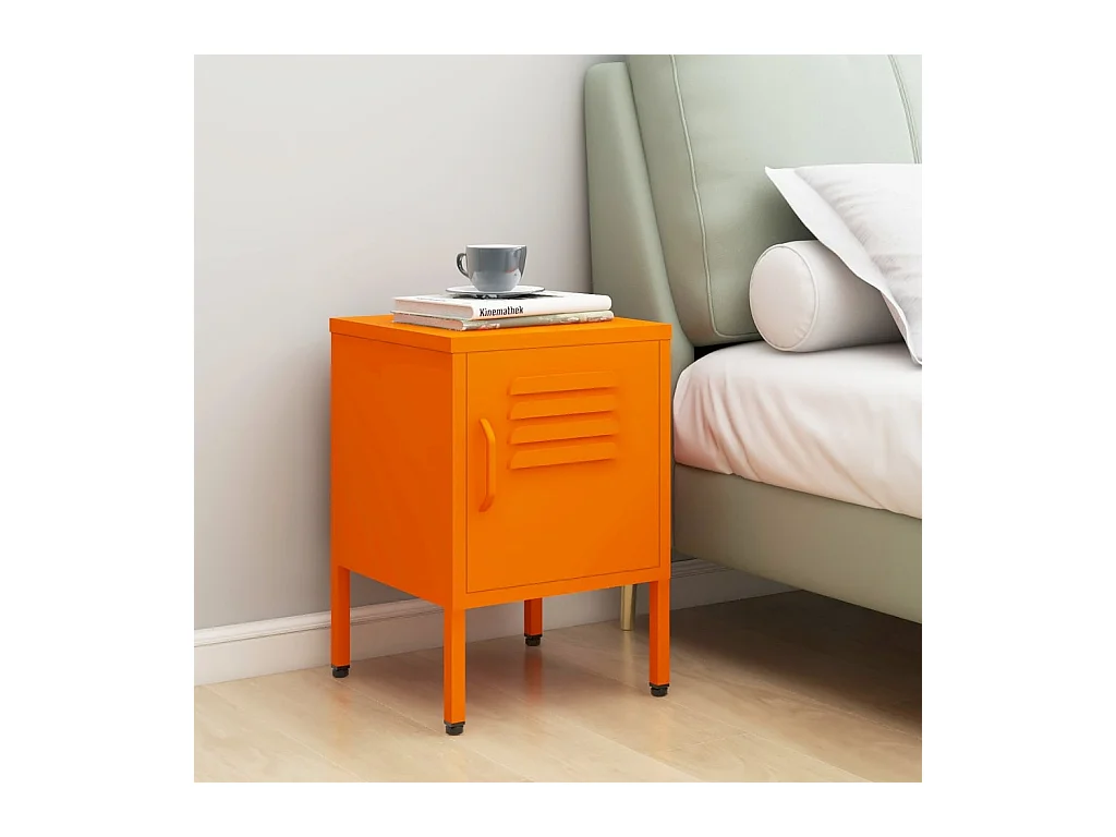 Table de chevet Rose 35x35x51 cm Acier