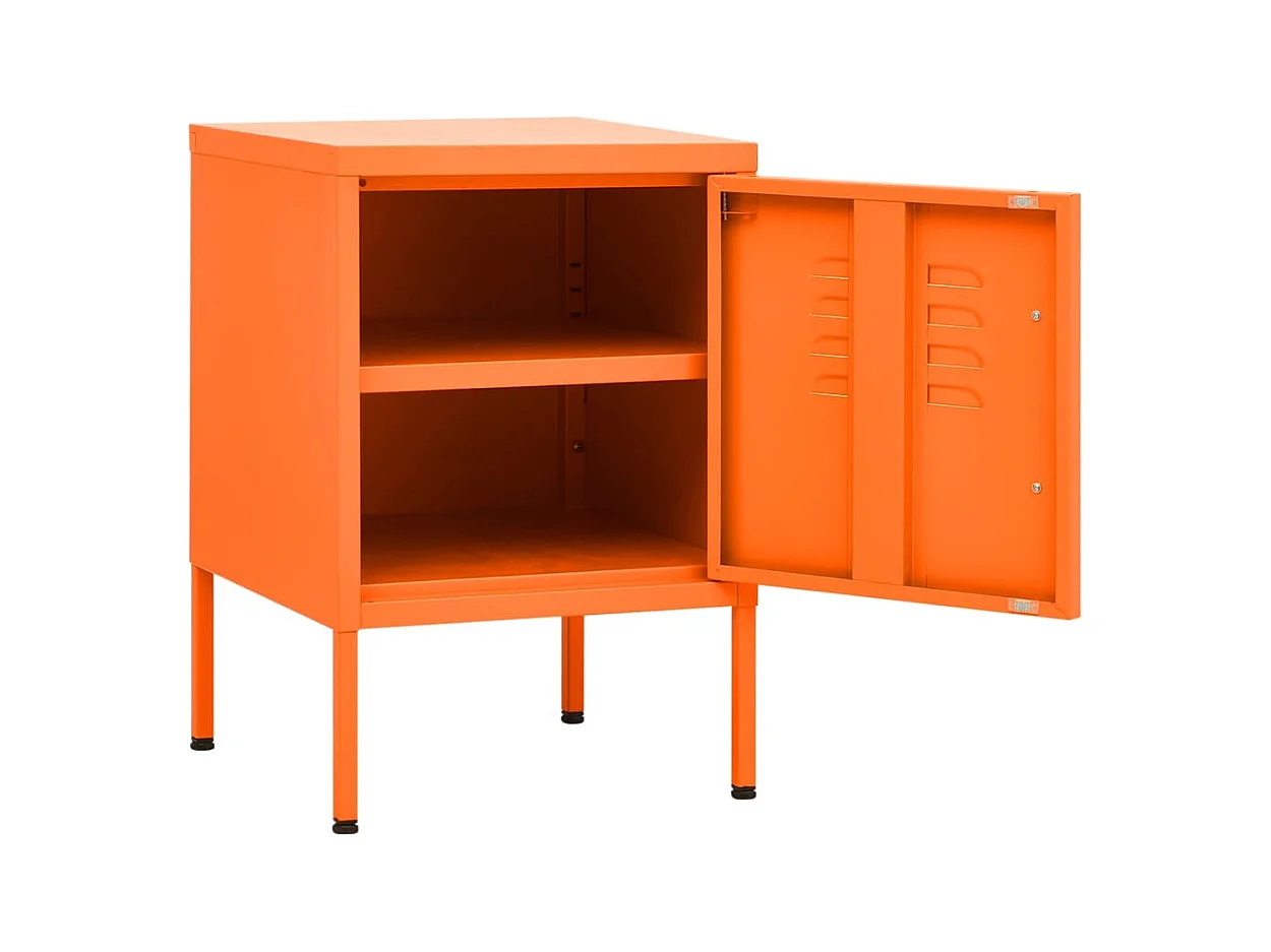 Table de chevet Rose 35x35x51 cm Acier