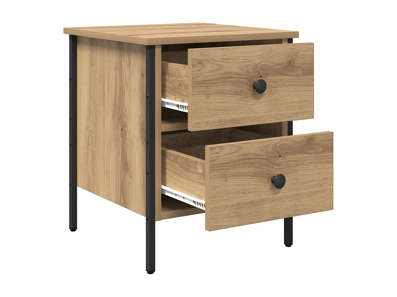 Comodino Artisan Oak 40x42x50 cm in legno ingegnerizzato