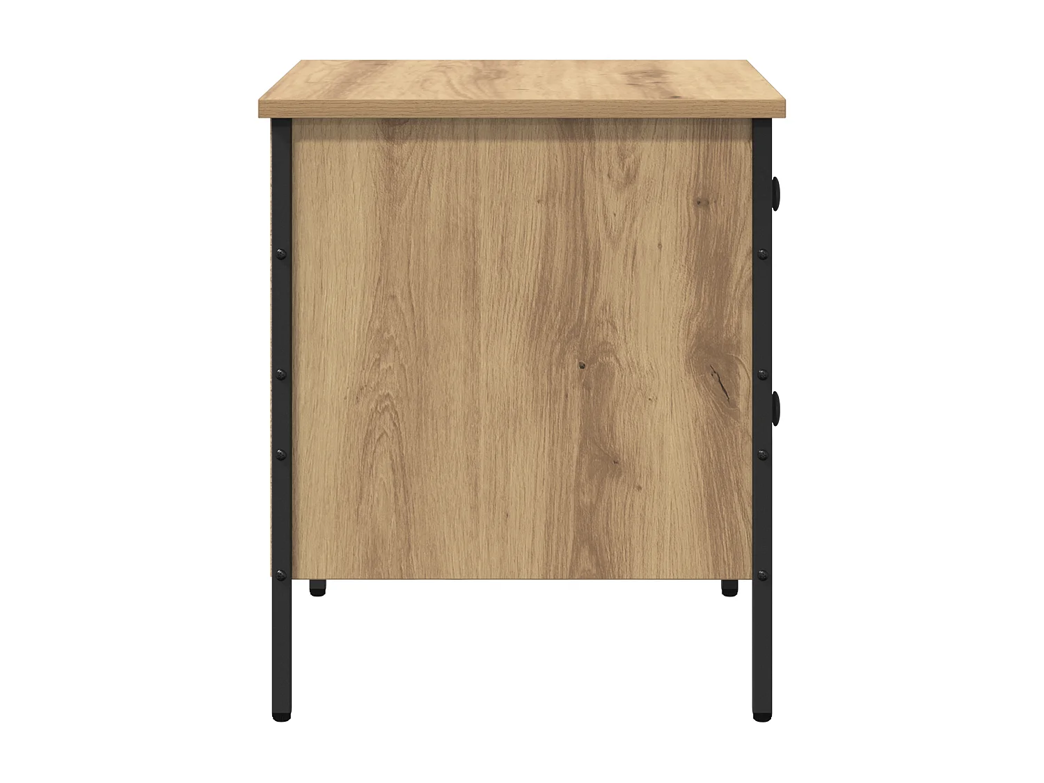 Cabinet de Chevet Artisan Chêne 40x42x50 cm Bois d'Ingénierie