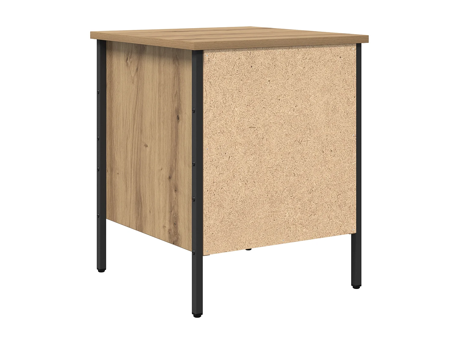 Cabinet de Chevet Artisan Chêne 40x42x50 cm Bois d'Ingénierie